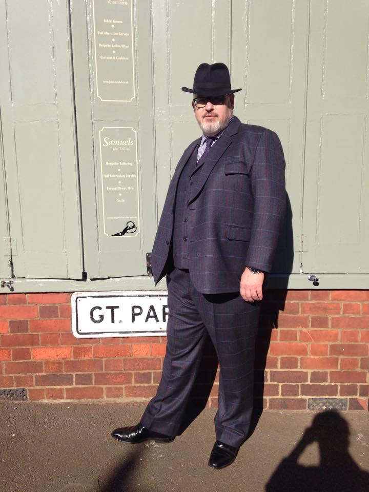 mark outside shop